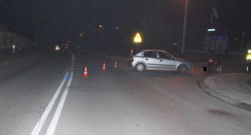 W Radymnie motorowerzysta ucierpiał w wypadku
