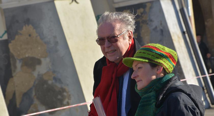 Na jarosławskim Rynku reżyser Krzysztof Zanussi nagrywa film
