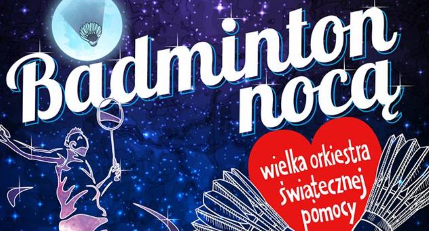 Badminton nocą