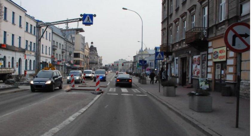 Potrącenie pieszej na ulicy Jana Pawła II