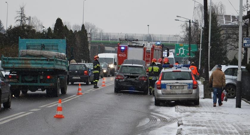 Najechał na tył Fiata Stilo