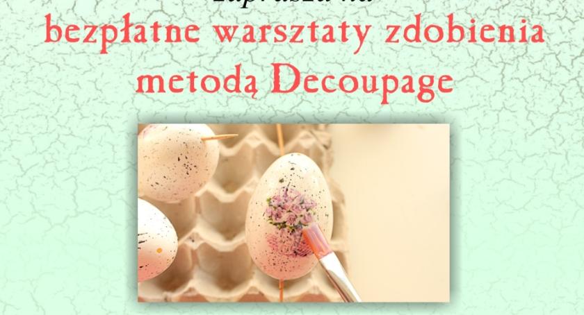 Warsztaty zdobienia metodą Decoupage