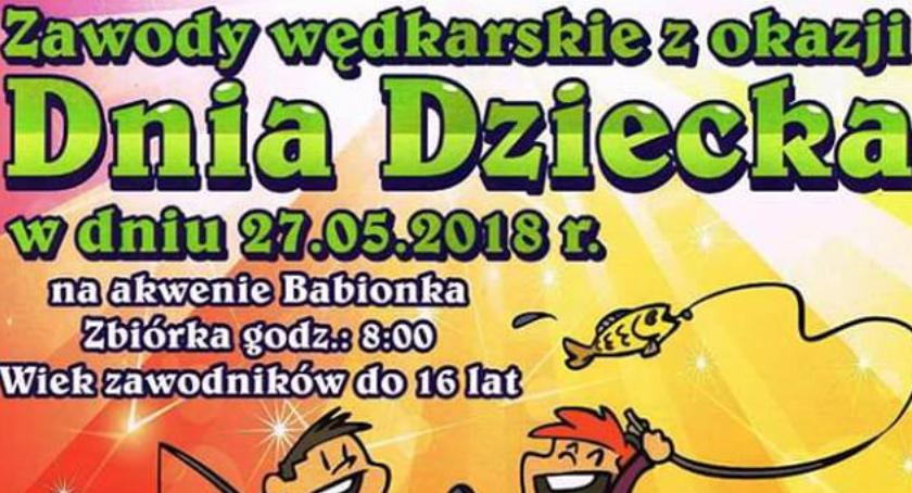 Zawody wędkarskie z okazji Dnia Dziecka