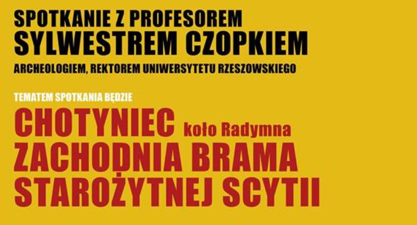 Spotkanie z prof. Sylwestrem Czopkiem