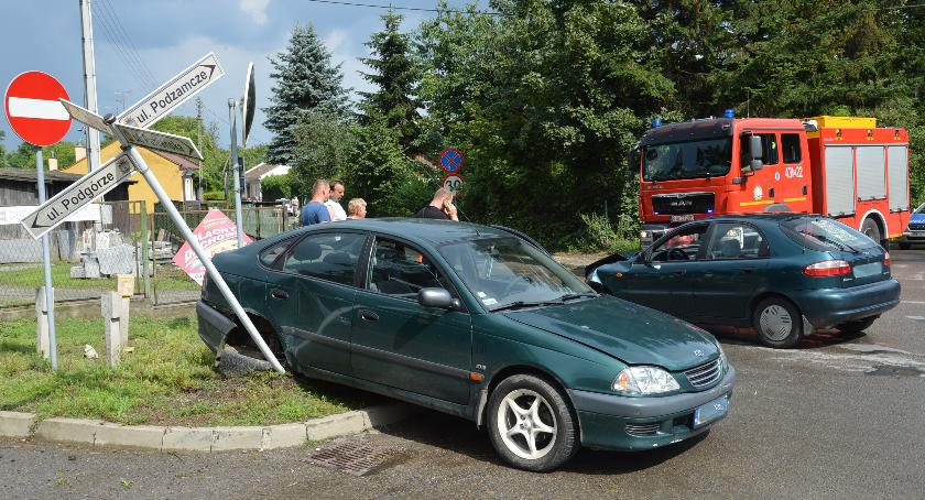 Wypadek na skrzyżowaniu