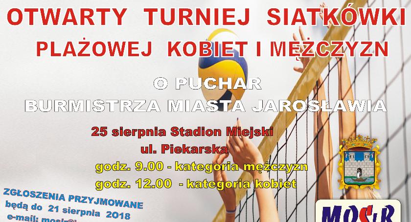 Otwarty Turniej Siatkówki Plażowej Kobiet i Mężczyzn