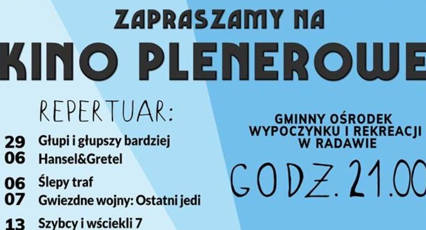Kino plenerowe w Radawie