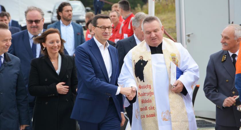 Premier na placu wiertniczym  