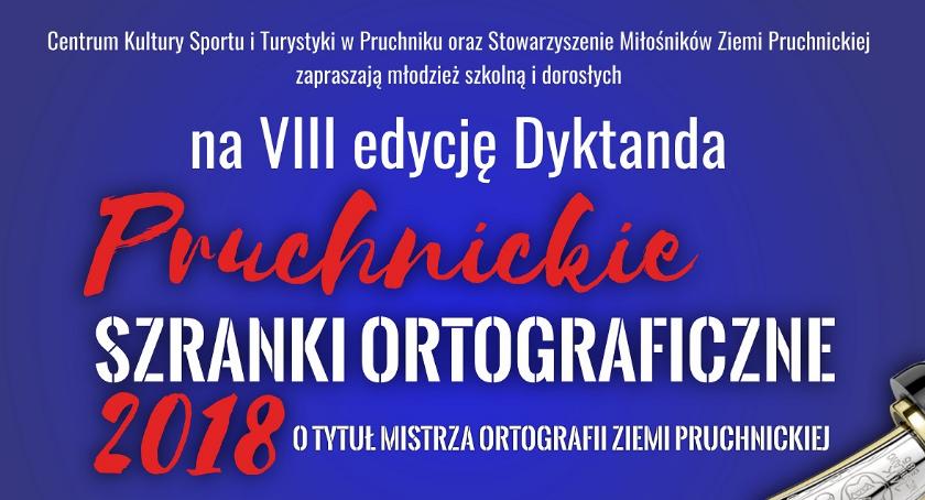 Pruchnickie szranki ortograficzne 2018