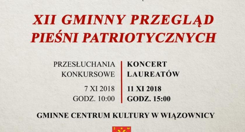 XII gminny przegląd pieśni patriotycznych