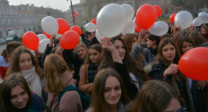 Odśpiewali hymn o 11.11 na jarosławskim Rynku 