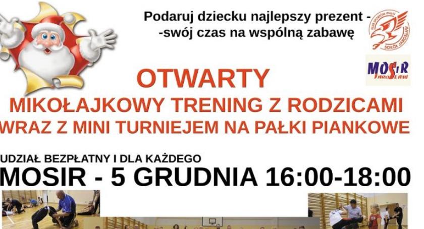 Otwarty Mikołajkowy Trening z rodzicami