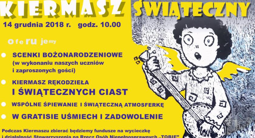 Kiermasz Świąteczny w Ośrodku Szkolno-Wychowawczym im. Jana Pawła II w Jarosławiu