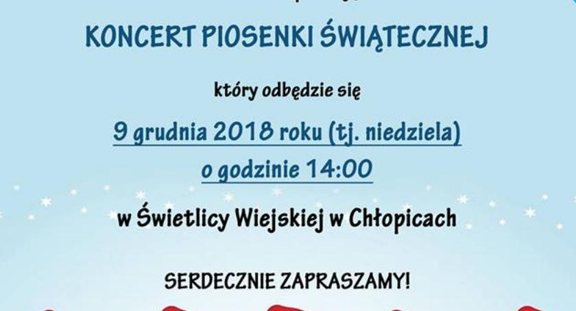 Koncert Piosenki Świątecznej w Chłopicach