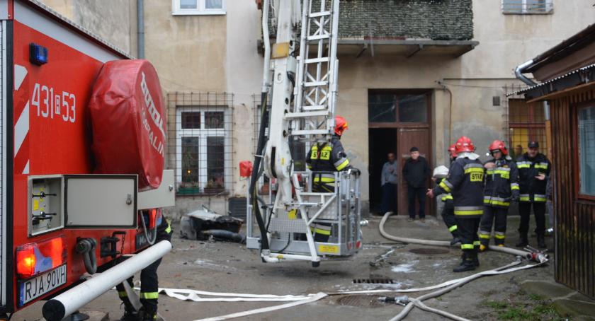 Pożar komina przy ul. Grodzkiej