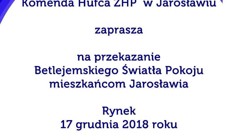 Betlejemskie Światło Pokoju Jarosławiu