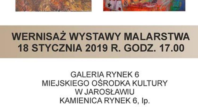Wernisaż wystawy malarstwa Iwony Jankowskiej - Mihułowicz i Józefa Franczaka