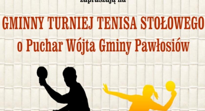 Gminny Turniej Tenisa Stołowego o Puchar Wójta Gminy Pawłosiów