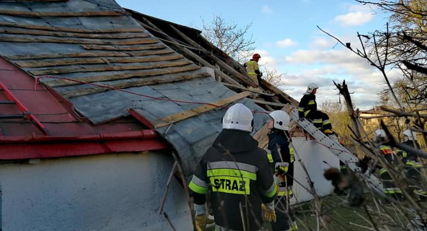Zerwany dach w Pruchniku 