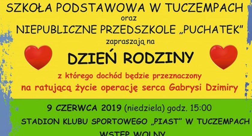 Dzień Rodziny i zbiórka dla Gabrysi w Tuczempach
