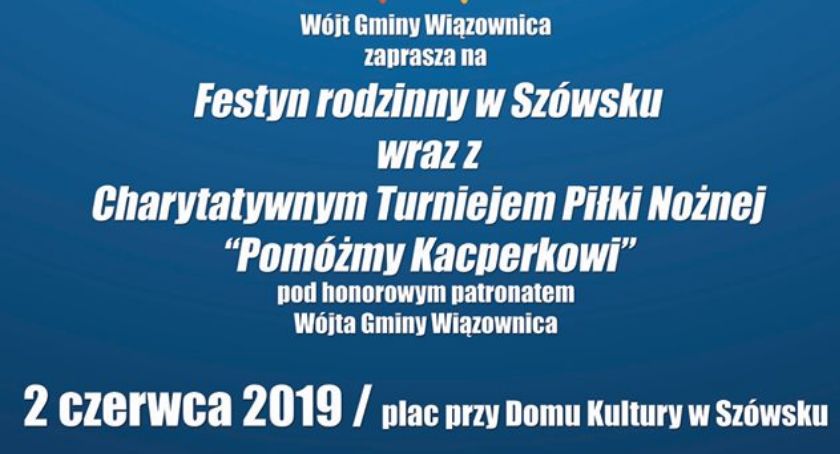 Festyn Rodzinny w Szówsku i Turniej Piłki dla Kacperka