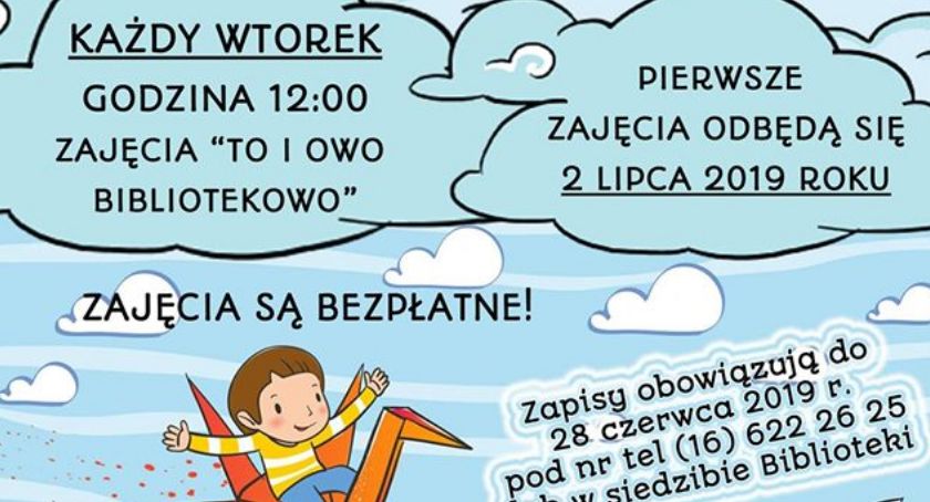 TO i OWO Bibliotekowo - wakacje w Bibliotece Samorządowej w Chłopicach