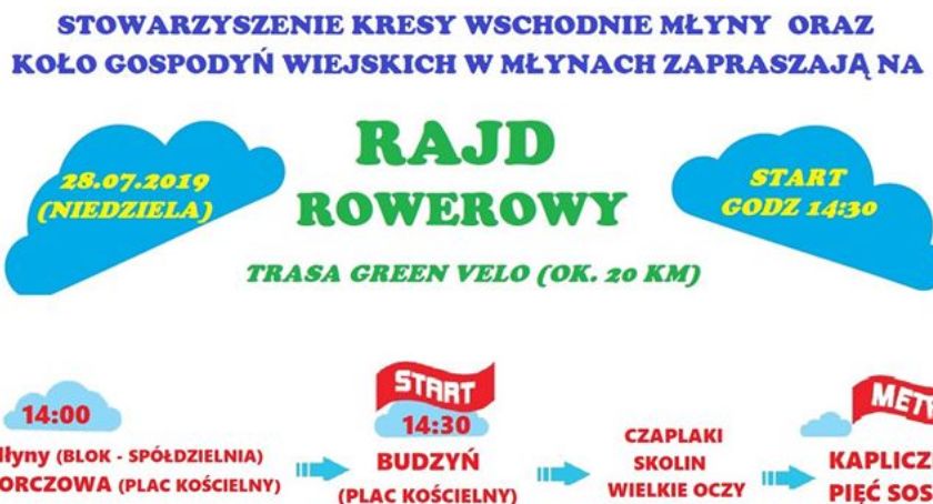 Rajd Rowerowy z Młynów do kapiliczki w Cetyni 