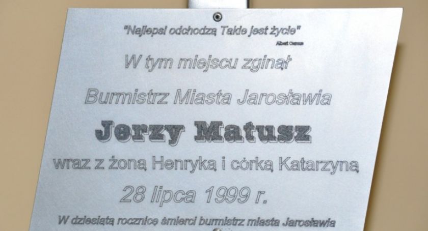 Msza w intencji byłego burmistrza śp. Jerzego Matusza w 20. rocznicę tragicznej śmierci