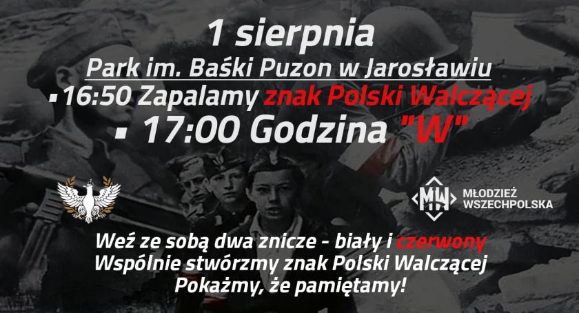 Zapalamy znicze za Powstańców