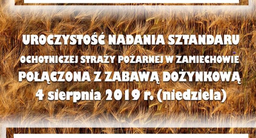 Nadanie sztandaru OSP w Zamiechowie