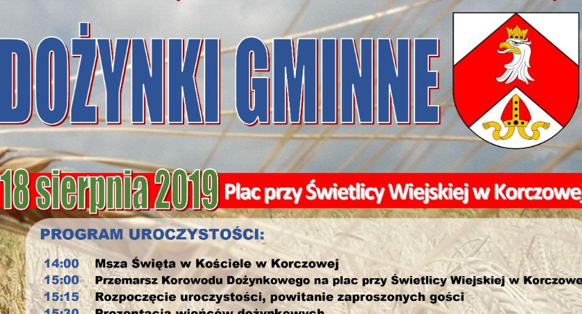 Dożynki Gminne w Korczowej 