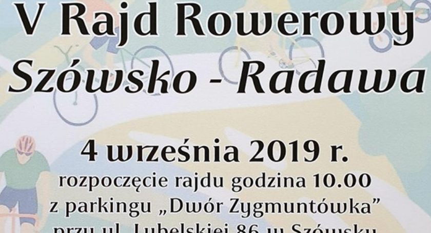 V Rajd Rowerow z Szówska do Radawy