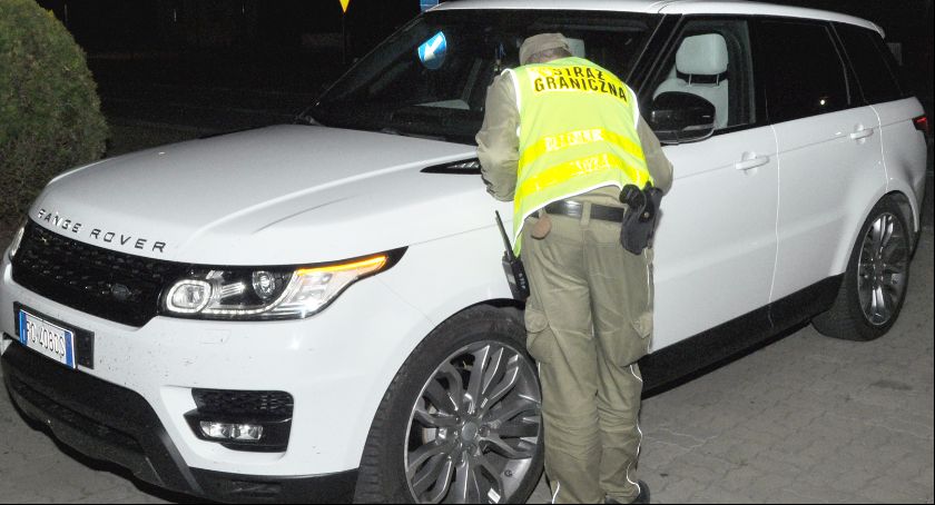 Kradziony range rover