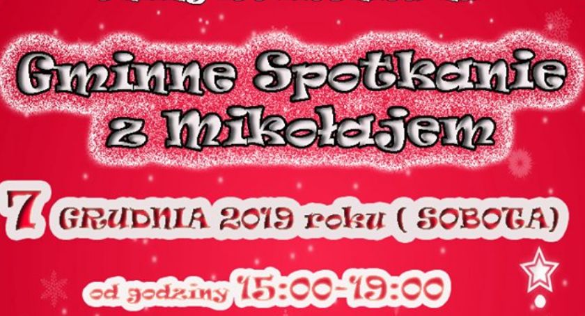 Gminne spotkanie z Mikołajem