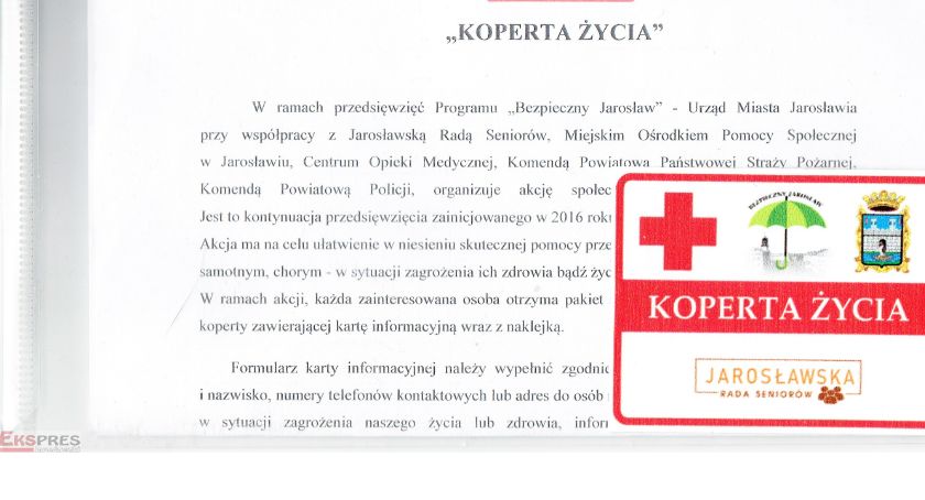 Ta koperta może uratować życie 