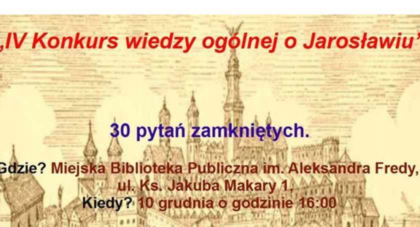 IV Konkurs wiedzy ogólnej o Jarosławiu