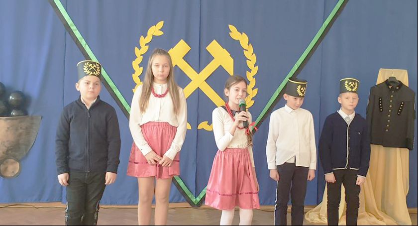 Barbórka w  szkole w Tuligłowach 