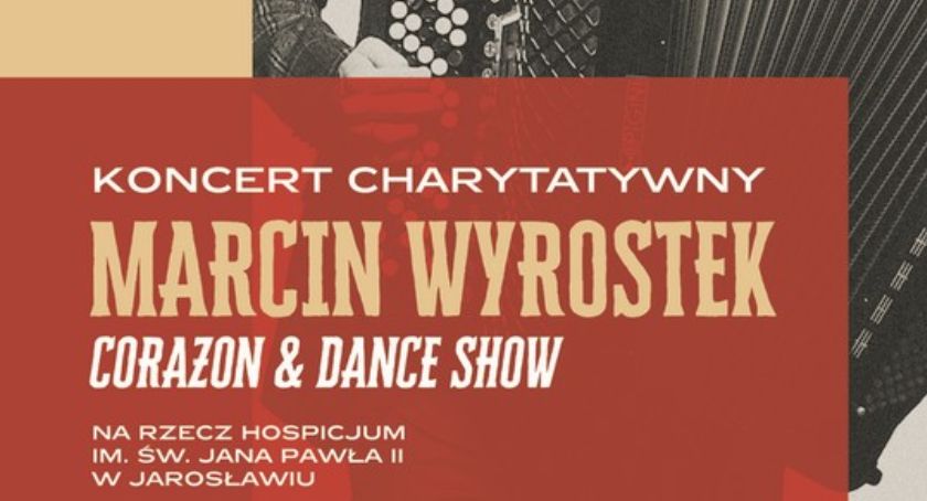  Stara Ujeżdżalnia zaprasza na koncert charytatywny dla hospicjum. Zagra Marcin Wyrostek z Corazon & Dance Show
