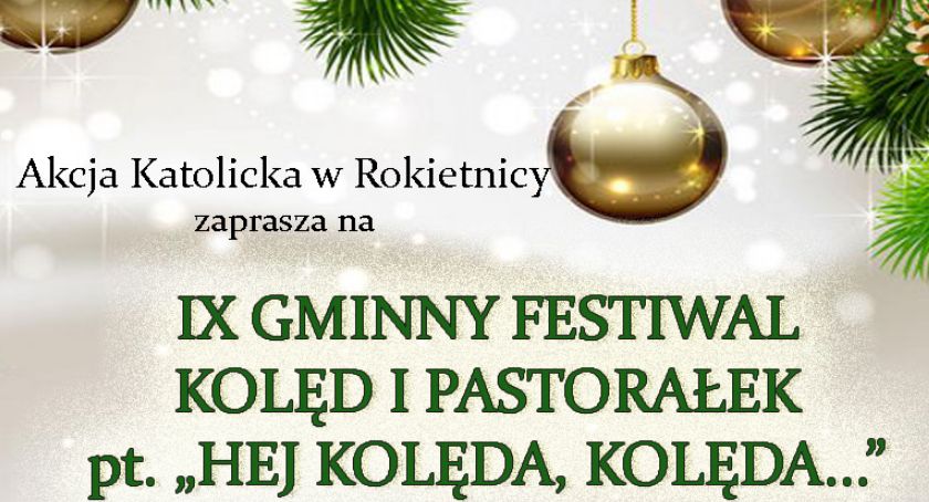 IX Gminny Festiwal Kolęd i Pastorałek pt. 