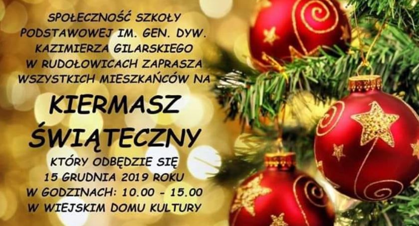 Kiermasz świąteczny w Rudołowicach