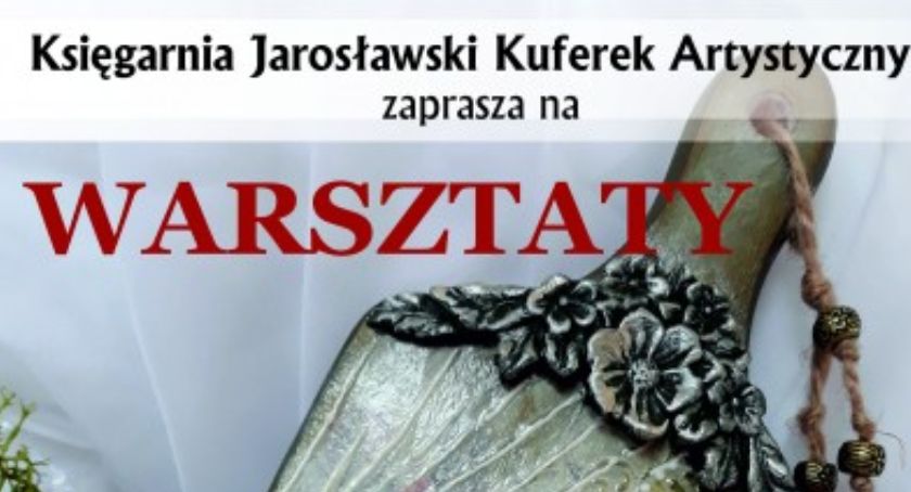 Warsztaty - deska ozdobna z użyciem firanki 