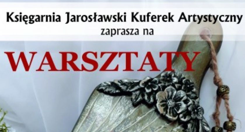 Warsztaty - deska ozdobna z użyciem firanki