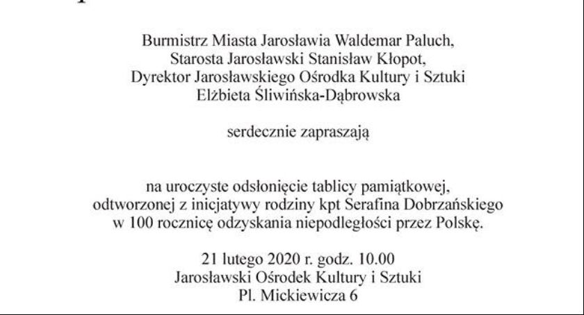 Uroczyste odsłonięcie tablicy pamiątkowej 