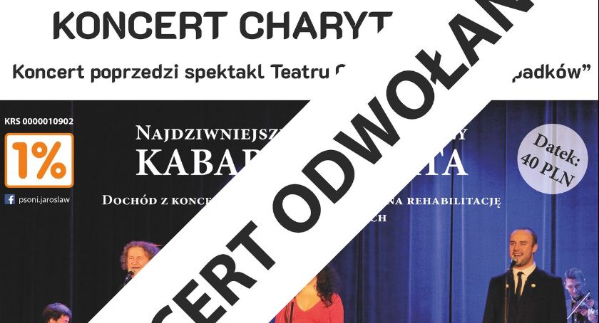 KONCERT CHARYTATYWNY ODWOŁANY - Piwnica pod Baranami 
