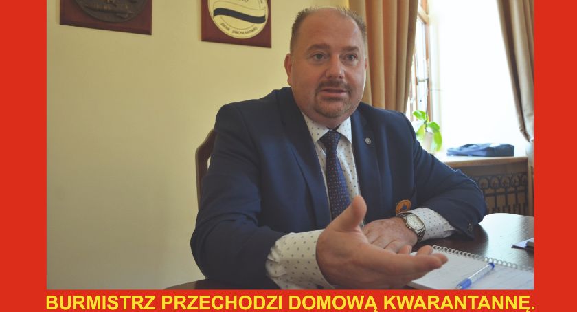Burmistrz Waldemar Paluch przechodzi dobrowolną kwarantannę