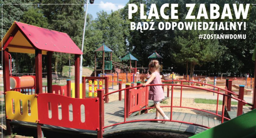Ograniczmy pobyt dzieci na placach zabaw 