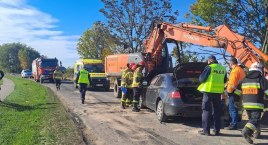 Nie zauważył pracującej koparki. Miał 2,5 promila alkoholu