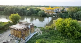 Jak wyglądają prace przy budowie drugiego mostu na Sanie (FOTO) 