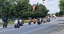 Parada motocyklowa przejechała przez gminę Wiązownica. Trwa Zlot Motocyklowy w Radawie
