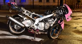 Wypadek w centrum Jarosławia. Zderzenie Audi z motoc&hellip;